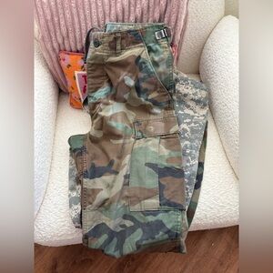 Reworked camo pants